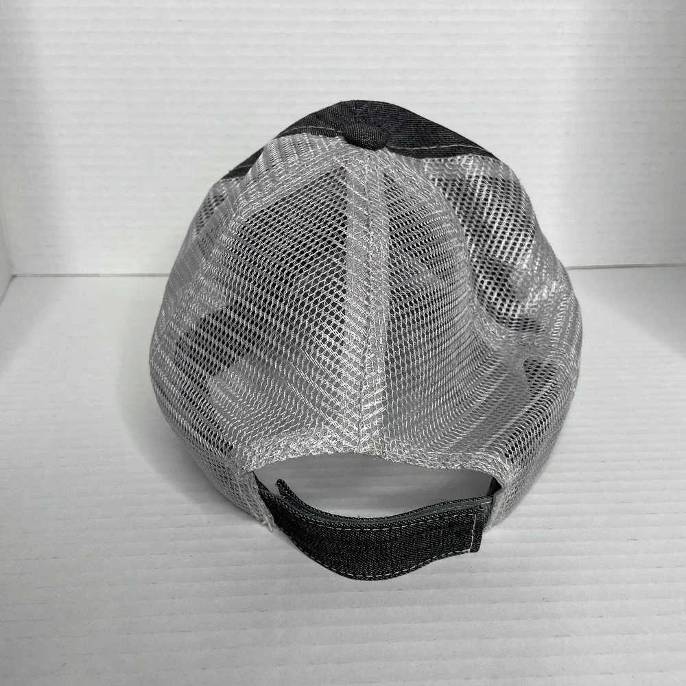 Women's Softball Mom Hat- Ball Cap‎ 'Live Love Softball' Gray/Mesh, Adjustable
